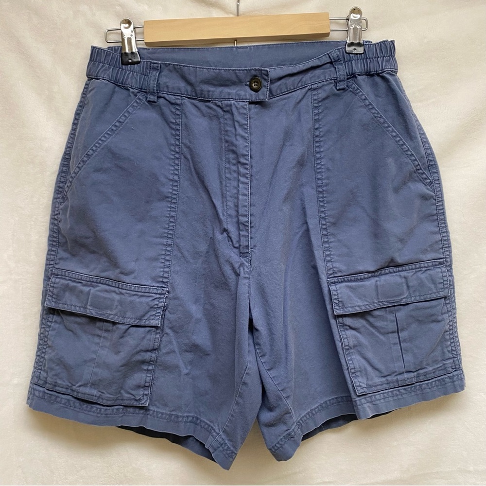 Woolrich Cargo Shorts Women's size 10‎ Blue Water Outdoor Shorts